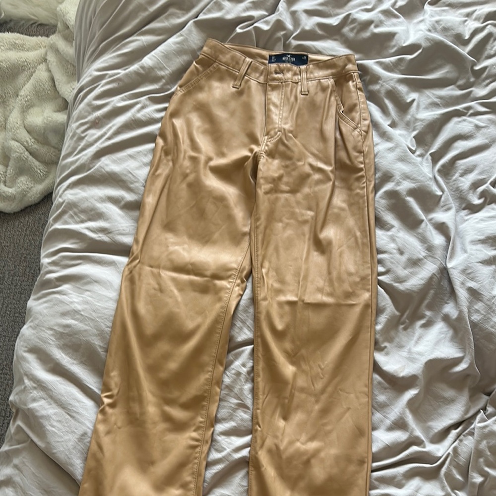 Hollister Tan Chinos Relaxed Fit Cotton Blend